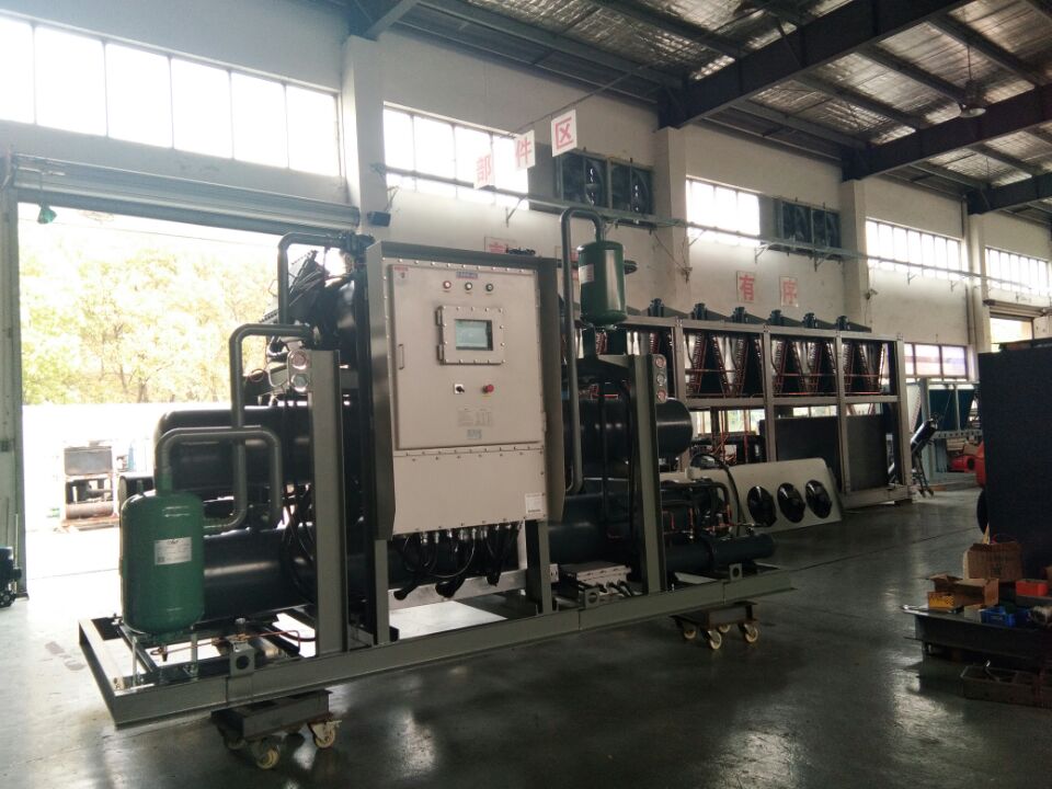 制藥業(yè)、化工業(yè)用復疊式冷凍機控溫多選功能